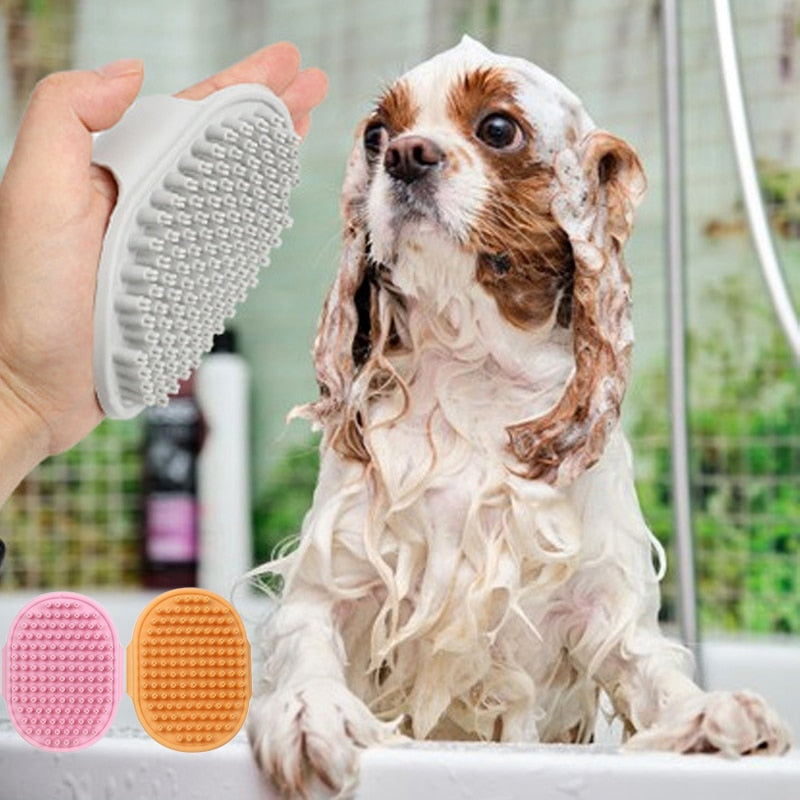 Dog Bath Massage Brush