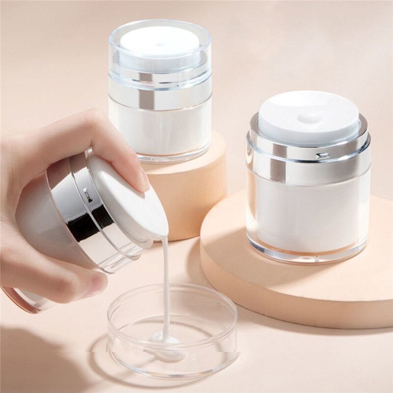 Cream Jar Vacuum Bottle