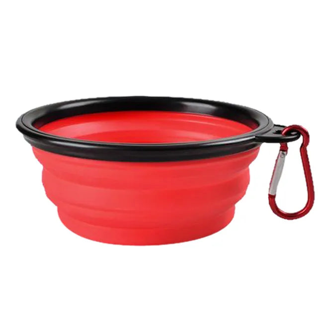 Collapsible & Portable Silicone Bowl for Dog Food & Water