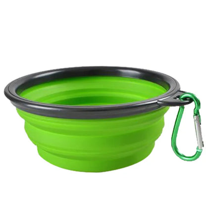 Collapsible & Portable Silicone Bowl for Dog Food & Water