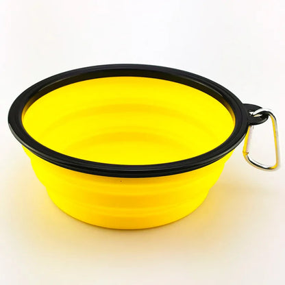 Collapsible & Portable Silicone Bowl for Dog Food & Water