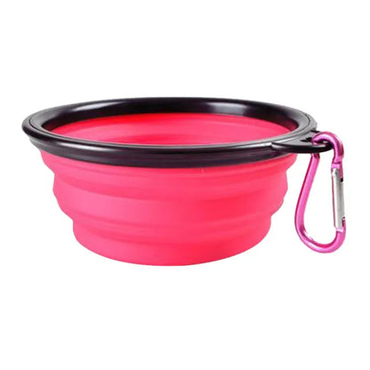 Collapsible & Portable Silicone Bowl for Dog Food & Water