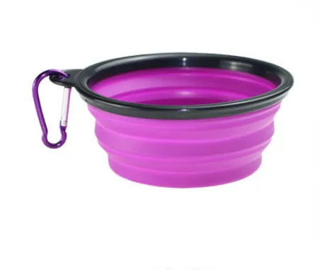 Collapsible & Portable Silicone Bowl for Dog Food & Water