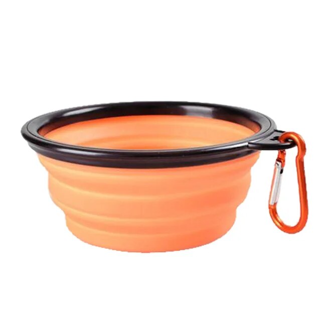 Collapsible & Portable Silicone Bowl for Dog Food & Water